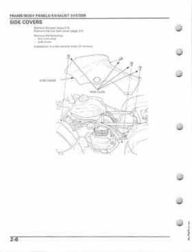 2005-2011 Honda Recon TRX250TE/TM service manual, Page 41