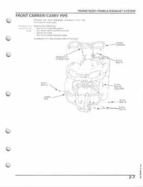 2005-2011 Honda Recon TRX250TE/TM service manual, Page 42