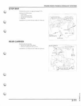 2005-2011 Honda Recon TRX250TE/TM service manual, Page 46
