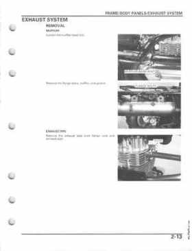 2005-2011 Honda Recon TRX250TE/TM service manual, Page 48