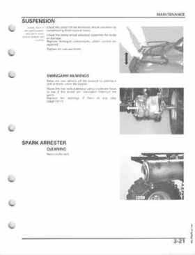 2005-2011 Honda Recon TRX250TE/TM service manual, Page 72