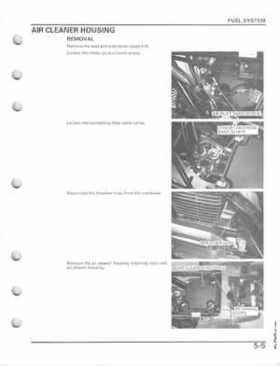 2005-2011 Honda Recon TRX250TE/TM service manual, Page 89