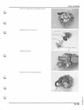 2005-2011 Honda Recon TRX250TE/TM service manual, Page 97