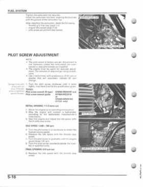 2005-2011 Honda Recon TRX250TE/TM service manual, Page 100