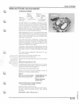 2005-2011 Honda Recon TRX250TE/TM service manual, Page 101
