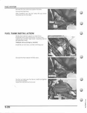 2005-2011 Honda Recon TRX250TE/TM service manual, Page 104
