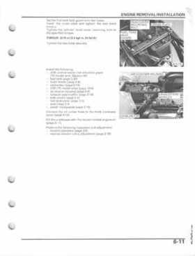 2005-2011 Honda Recon TRX250TE/TM service manual, Page 116