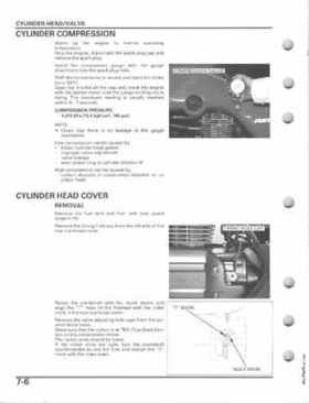 2005-2011 Honda Recon TRX250TE/TM service manual, Page 122