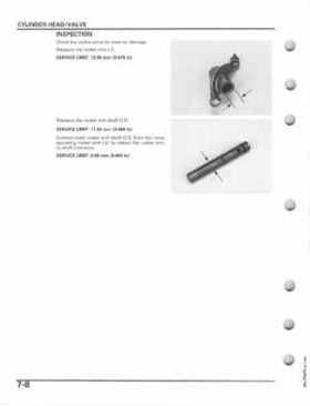 2005-2011 Honda Recon TRX250TE/TM service manual, Page 124