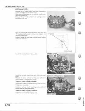 2005-2011 Honda Recon TRX250TE/TM service manual, Page 126