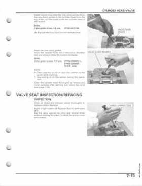 2005-2011 Honda Recon TRX250TE/TM service manual, Page 131
