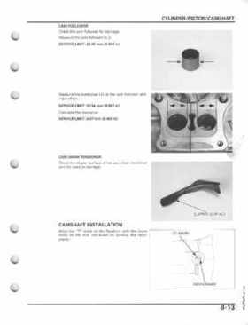 2005-2011 Honda Recon TRX250TE/TM service manual, Page 150
