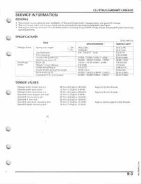 2005-2011 Honda Recon TRX250TE/TM service manual, Page 155