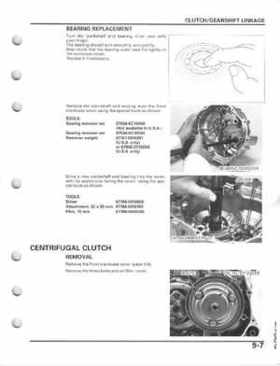 2005-2011 Honda Recon TRX250TE/TM service manual, Page 159