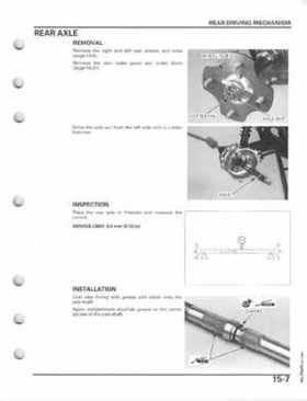 2005-2011 Honda Recon TRX250TE/TM service manual, Page 303
