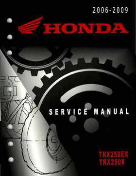2006-2009 Honda TRX250EX/TRX250X Service Manual, Page 1