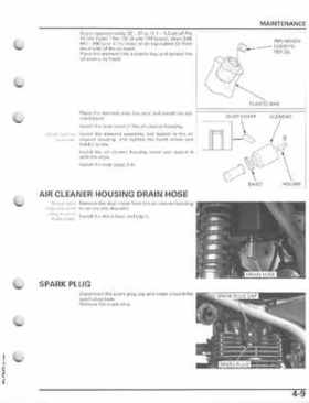 2006-2009 Honda TRX250EX/TRX250X Service Manual, Page 61