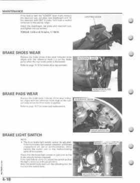 2006-2009 Honda TRX250EX/TRX250X Service Manual, Page 70