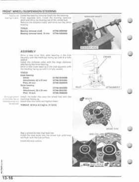 2006-2009 Honda TRX250EX/TRX250X Service Manual, Page 238