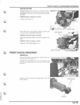 2006-2009 Honda TRX250EX/TRX250X Service Manual, Page 239