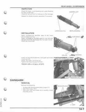 2006-2009 Honda TRX250EX/TRX250X Service Manual, Page 259