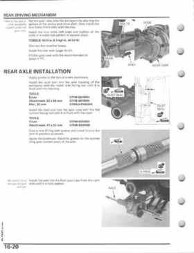 2006-2009 Honda TRX250EX/TRX250X Service Manual, Page 314
