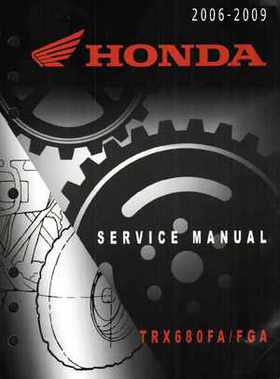 2006-2009 Honda TRX680 (TRX 680 FA-FGA) Factory Service Manual, Page 1