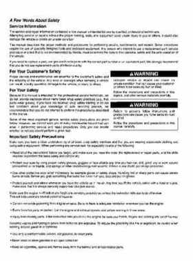 2006-2009 Honda TRX680 (TRX 680 FA-FGA) Factory Service Manual, Page 2