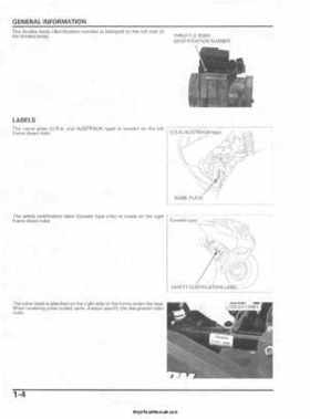 2006-2009 Honda TRX680 (TRX 680 FA-FGA) Factory Service Manual, Page 8