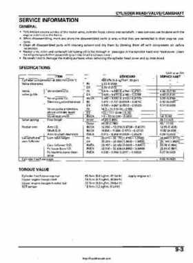 2006-2009 Honda TRX680 (TRX 680 FA-FGA) Factory Service Manual, Page 205