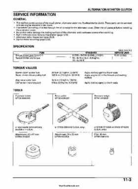 2006-2009 Honda TRX680 (TRX 680 FA-FGA) Factory Service Manual, Page 239