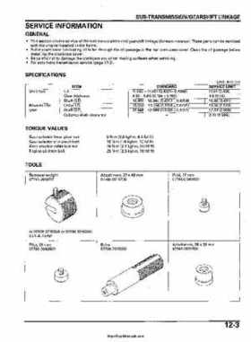 2006-2009 Honda TRX680 (TRX 680 FA-FGA) Factory Service Manual, Page 255