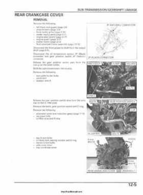 2006-2009 Honda TRX680 (TRX 680 FA-FGA) Factory Service Manual, Page 257
