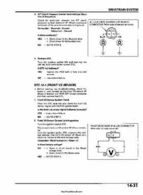 2006-2009 Honda TRX680 (TRX 680 FA-FGA) Factory Service Manual, Page 313