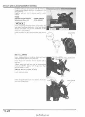 2006-2009 Honda TRX680 (TRX 680 FA-FGA) Factory Service Manual, Page 376