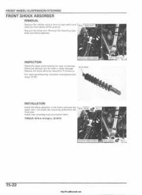 2006-2009 Honda TRX680 (TRX 680 FA-FGA) Factory Service Manual, Page 378