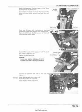 2006-2009 Honda TRX680 (TRX 680 FA-FGA) Factory Service Manual, Page 407
