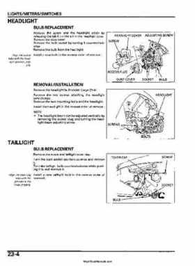 2006-2009 Honda TRX680 (TRX 680 FA-FGA) Factory Service Manual, Page 540