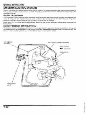 2006-2012 Honda TRX90 TRX90EX/X Service Manual, Page 24