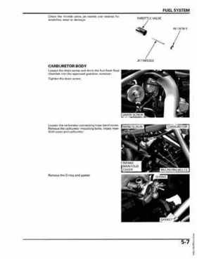 2006-2012 Honda TRX90 TRX90EX/X Service Manual, Page 71