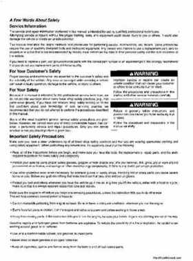 2006 Honda TRX680 Rincon Factory Service Manual, Page 2