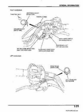 2006 Honda TRX680 Rincon Factory Service Manual, Page 25