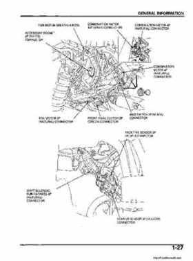 2006 Honda TRX680 Rincon Factory Service Manual, Page 31