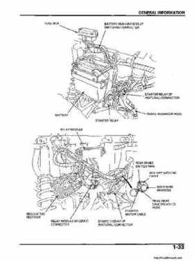 2006 Honda TRX680 Rincon Factory Service Manual, Page 37