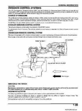 2006 Honda TRX680 Rincon Factory Service Manual, Page 43