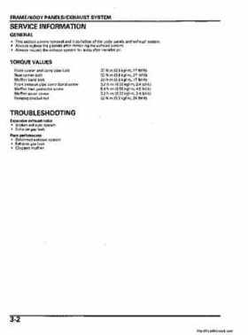 2006 Honda TRX680 Rincon Factory Service Manual, Page 60