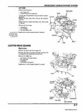 2006 Honda TRX680 Rincon Factory Service Manual, Page 65