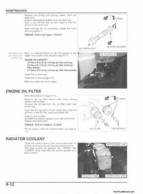 2006 Honda TRX680 Rincon Factory Service Manual, Page 91