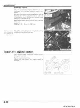 2006 Honda TRX680 Rincon Factory Service Manual, Page 99