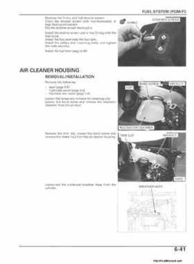 2006 Honda TRX680 Rincon Factory Service Manual, Page 157